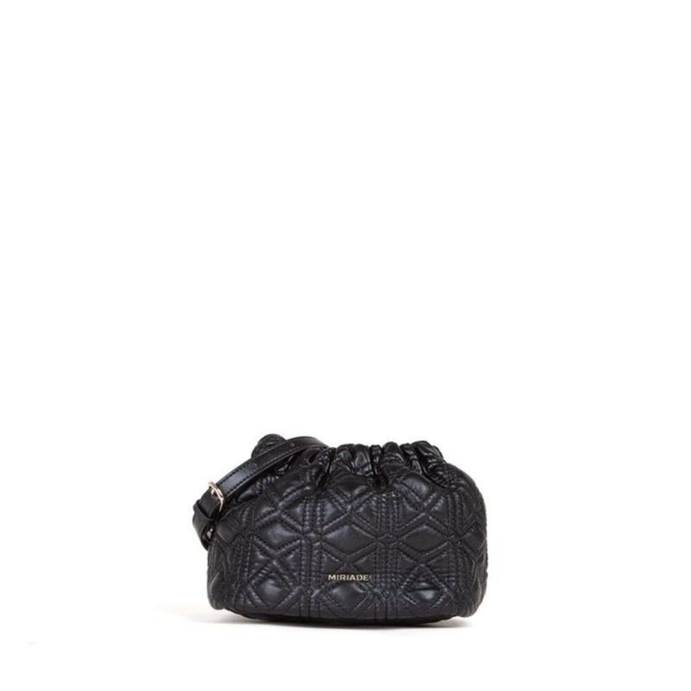 MIRIADE Black Polyethylene Shoulder Women's Bag